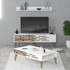 Skye Decor, Valensiya 140 - White, Wohnzimmermöbel-Set, Produktbild-Vorschau 1