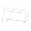 Kommode PINELLI PN-01 mit 3 Türen Sideboard 150 cm Produktbild-Vorschau 4