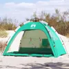 vidaXL Tenda da spiaggia 2 persone verde mare sgancio Anteprima dell’immagine prodotto 2