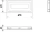 Griglia di ventilazione WIND 22x45 bianco Anteprima dell’immagine prodotto 2