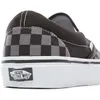 Close-up side view of a Vans slip-on shoe with a checkerboard pattern. Produktbild-Vorschau
