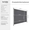 tectake® Taija clamp markýza různé velikosti hladký chod Náhled obrázku produktu 11