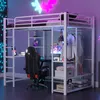 Flieks Lit superposé 90x200cm avec bureau, lit d'enfant en Voir les images du produit 3