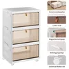 Boîte de rangement Pliable avec roulettes 3 niveaux Voir les images du produit 6