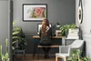 Bild 70x50 MDF-Rahmen Wandkunst Rosen Blumen Pflanzen Produktbild-Vorschau 3