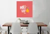 MuchoWow® Poster Rosa - Sommer - Zitrone 75x75 cm - Wand Produktbild-Vorschau 2
