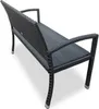 CASARIA® Gartenbank Wetterfest Polyrattan UV-beständig Produktbild-Vorschau 6