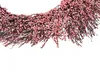 BELIANI Osterdekoration Kranz Rosa / Braun Blumenmotiv Holz Produktbild-Vorschau 5