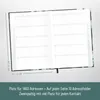 paper&you Adressbuch A5 / Mondscheinblüten / vom Produktbild-Vorschau 3