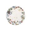 A flat plate with a Christmas-themed design. Produktbild-Vorschau