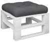 vidaXL Coussin pour palette Anthracite 60x60x12 cm Tissu Voir les images du produit 10