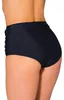 Aquarti Damen Bikinihose mit Hoher Taille und Raffung, Produktbild-Vorschau 3