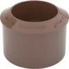 A brown PVC pipe fitting with text and a logo embossed on its surface, shown against a white background. Podgląd zdjęcia produktu