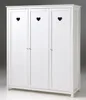 5 teiliger Set Schlafzimmer in Farbe Weiß aus Kieferholz Produktbild-Vorschau 22