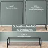 Brixy Kleiderständer – Garderobenständer – 102 x 34 x 152 Produktbild-Vorschau 7