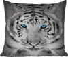 MuchoWow® Outdoor Kissen - Tiere - Tiger - Augen - Blau - Produktbild-Vorschau 1