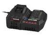 A black battery charger for a power tool. Produktbild-Vorschau