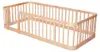 Parc pour bébé 90 x 200 cm en bois naturel, barrière de Voir les images du produit 8