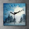 Coloray Uhr auf Leinwand 30x30 cm Wand Uhr Dekoration Produktbild-Vorschau 2