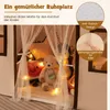 COSTWAY vnitřní dětský hrací domeček, dětský stan s Náhled obrázku produktu 5