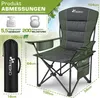 TRESKO® Campingstuhl Faltbar bis 200kg | Faltstuhl mit Produktbild-Vorschau 2