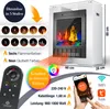 KESSER® LED Kamin Elektrokamin Heizung mit Thermostat, Produktbild-Vorschau 7