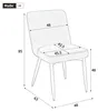Lot de 4 chaises de salle à manger Flieks, chaises de Voir les images du produit 2