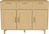 UnboxG Komoda z litego drewna dębowego 107,9 x 40 x 80 cm – Podgląd zdjęcia produktu 11