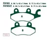 EBC Brakes FA165TT Bremsbeläge Satz Bremsklötze für MZ Produktbild-Vorschau 1