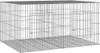 vidaXL Klec pro králíky 2 panely 110x79x54 cm Pozinkované Náhled obrázku produktu 1