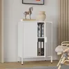 VCM Stahl Kommode | Sideboard mit Drehtüren | Maße ca. H. Produktbild-Vorschau 3