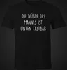 Lustiges Herren T-Shirt mit Spruch Die Würde des Mannes ist Produktbild-Vorschau 2