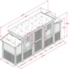 Hühnerstall Nr.09"XXL Nest" mit Nistkasten&Freilaufgehege Produktbild-Vorschau 2