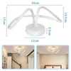 ZMH Deckenleuchte Schlafzimmer Deckenlampe Wohnzimmer Produktbild-Vorschau 3
