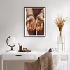 Gerahmtes Poster - Schwarzer Rahmen - Hände Strand Gold - Produktbild-Vorschau 6