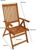 DEGAMO 2-er Set Klappsessel Gartensessel Gartenstuhl LAGO, Produktbild-Vorschau 10