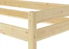 Einzelbett, Holzbett Kiefer massiv klar lackiert 90x200 Produktbild-Vorschau 6