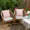 2er Set Kissenbezug 45x45 Dekokissen Kissenhülle Streifen Produktbild-Vorschau 2