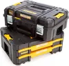 Two DeWALT T-STAK toolboxes stacked on top of each other against a white background. Anteprima dell’immagine prodotto
