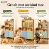 ALVIX Kinderrek NESTA 4 met 2 deuren, Montessori boekenkast Productafbeelding-voorbeeld 8