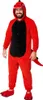 Onesie Kigurumi Pigiama Rosso Dinosauro Travestimento Anteprima dell’immagine prodotto 2