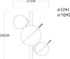 Globo Lighting Deckenleuchte Metall grau matt, 3x G9 LED Produktbild-Vorschau 7