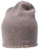 Giesswein Unisex Longbeanie Hohloh mit Rippmuster aus Wolle in grau