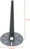 A single garden ground spike for lamps or similar items, shown in isolation on a white background. Dimensions are indicated. Anteprima dell’immagine prodotto