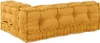 vidaXL Pallet Sofa Kissen 3 stk. Stoff Gelb 120 x 80 x 38 Produktbild-Vorschau 4