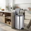 Kosz na śmieci Relaxdays, 60 litrów, do kuchni, z Podgląd zdjęcia produktu 2