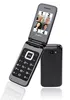 A flip phone is shown open and closed against a white background. Podgląd zdjęcia produktu