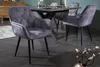 riess-ambiente Design Stuhl MILANO grau Samt mit Armlehne Produktbild-Vorschau 6