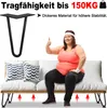LZQ 4x61cm Nohy na vlásenky, moderní styl DIY stolové nohy Náhled obrázku produktu 4
