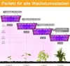 LED Pflanzenlampe Vollspektrum,Flowerpot Lampe 256 Produktbild-Vorschau 2